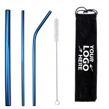 Portable Travel Metal Straw Set